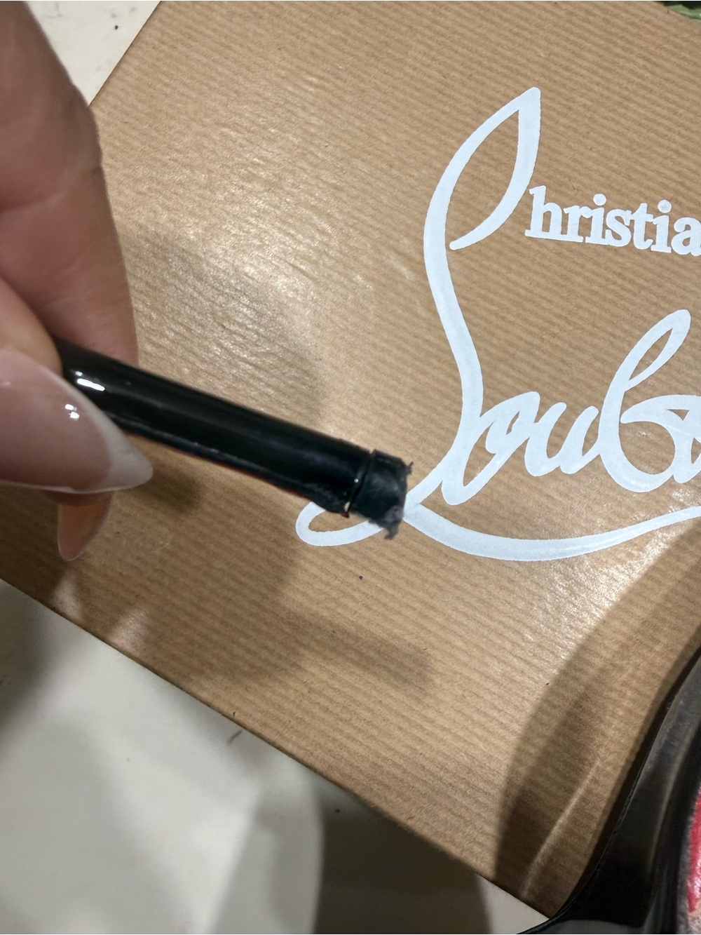 Christian Louboutin Iriza Black Patent Pointed-Toe Stiletto Pumps - Picture 10 of 14